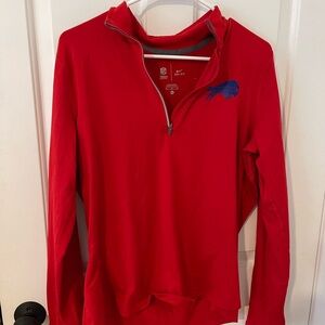 Nike buffalo bills half zip dry fit